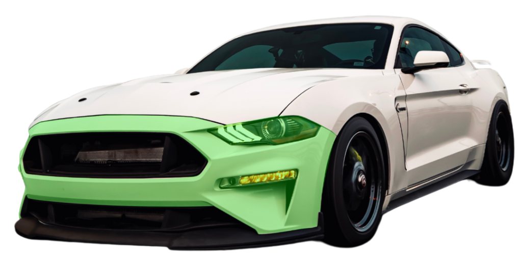 OCD Auto Care front bumper paint protection film coverage