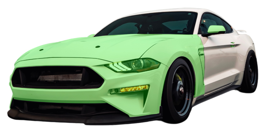 OCD Auto Care full front end paint protection film coverage